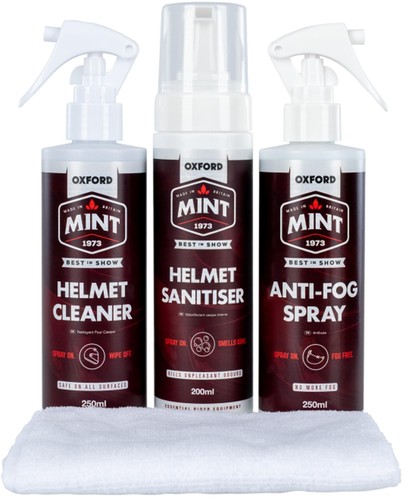 Oxford mint helmpflege set - mint, xl